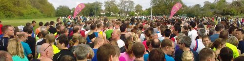 Lymington 10K, view from the start