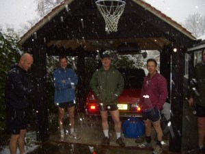 Curry Club runners before the run