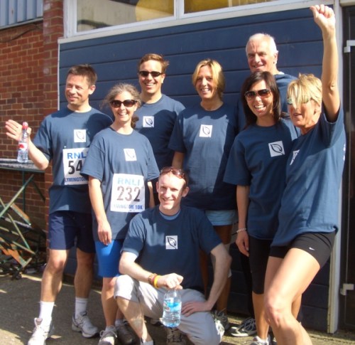 The Balmer Lawn Health club team