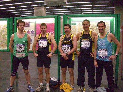 Down in the tube station at midnight...
